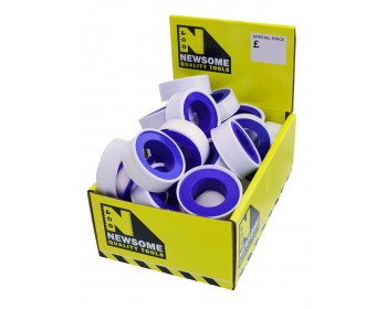 Box of 12mm x 10m PTFE Thread Tape (Micro Box)